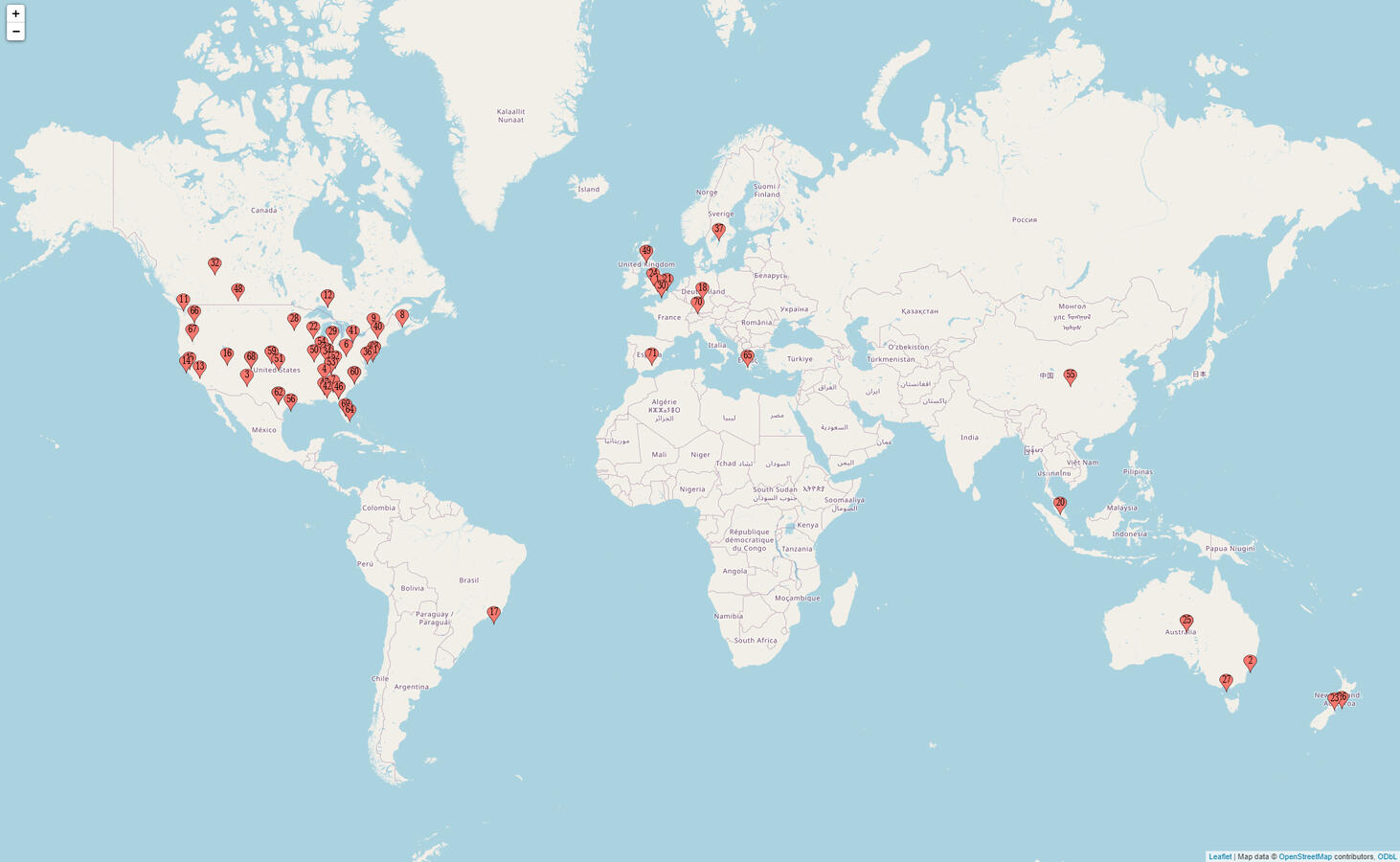 Map of Responses